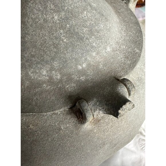 Tea Kettle Wagner Ware Colonial Sidney Wood Handle Spout Attach Lid Rustic 6 Qt - Picture 9 of 9